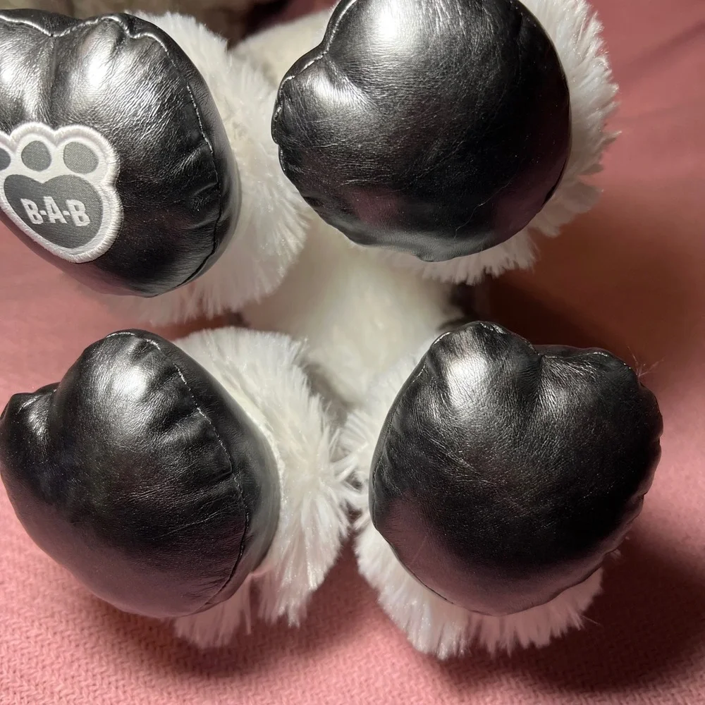 Build-A-Bear Silver Snow Reindeer Grey Silver plush- No‎ Collar